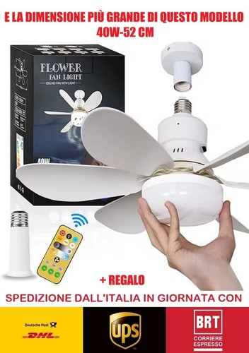 Ventilatore soffitto led - ventilatore, a