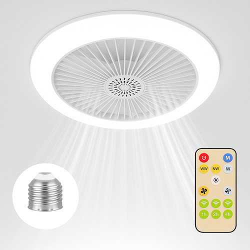 Ventilatore soffitt led e27 - ventilatore,